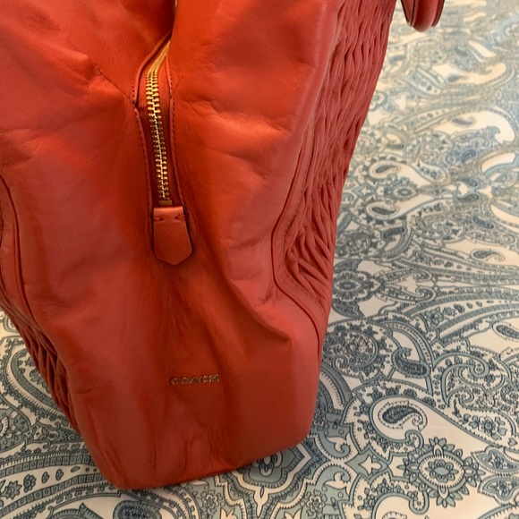 Coach Coral Leather Bag - Picture 7 of 7